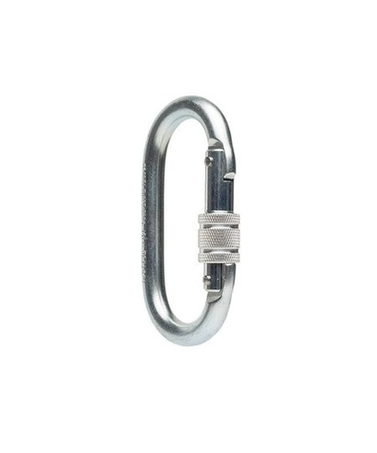 Mosquetão Oval em aço fechamento rosca MULT 5200 MG Cintos