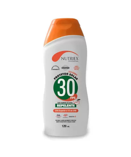 Protetor Solar FPS30 com repelente insetos Nutriex 120grs